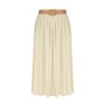 thumbnail image 2 of Jupes à Taille Élastique pour Femmes Jupe Décontractée Évasée Longueur Cheville en Polyester Longueur Régulière 1 Pce, 2 of 8