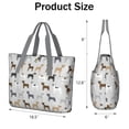 thumbnail image 3 of Tote Bag for Women - Bulldog Dog Shoulder Bag - Large Utility Work Duffle Bag with Zipper Handbag for Travel, Work, Sprots, 3 of 5