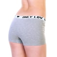 thumbnail image 2 of Angelina Cotton Bike Short Panties with Only Love Elastic Waistband (6-Pack), 2 of 6