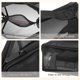 thumbnail image 4 of Bolsa de Maquillaje de Malla Unique Bargains Grande Nylon Negro, 4 of 7