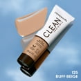thumbnail image 3 of COVERGIRL Clean Invisible Liquid Foundation, 125 Buff Beige, 1.0 fl oz, 3 of 14