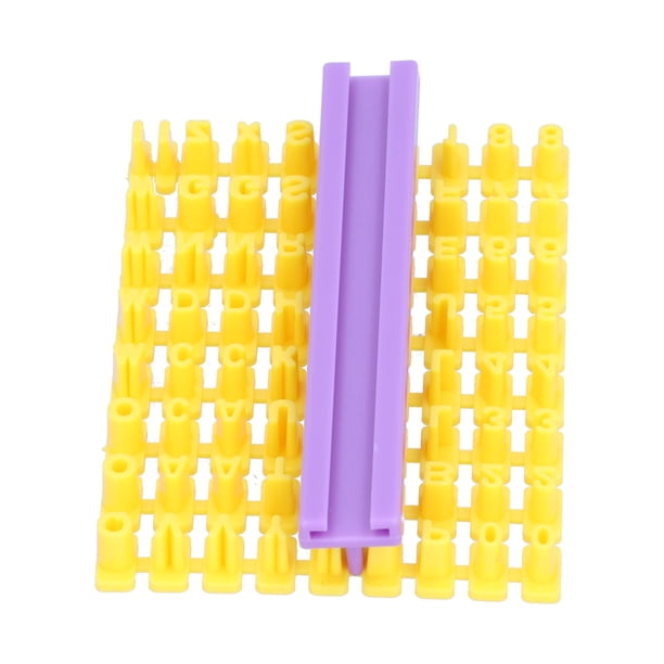 Molde para galletas, letras en inglés, números, sellos, molde para galletas, molde para pasteles, herramientas para hornear DIY