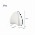 thumbnail image 3 of Orthopedic ergonomic leg pillow in memory foam Knee pillow Blue, 3 of 5