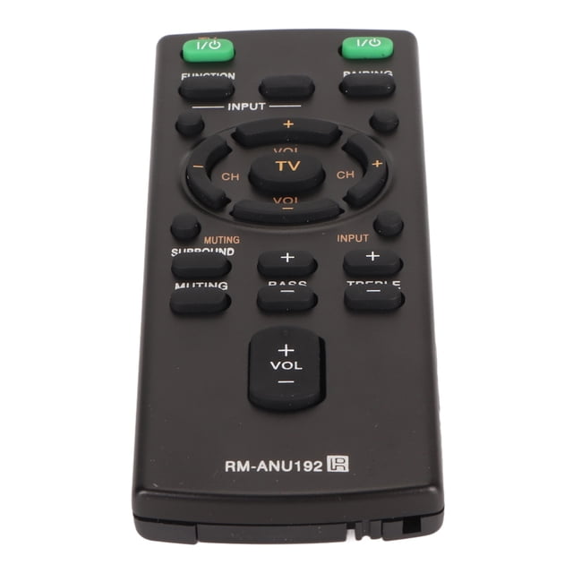 Reemplazo Del Control Remoto De La Barra De Sonido, Cómodo Chip Inteligente Control Remoto De La Barra De Sonido Duradero RM ANU192 Para HTCT60 Para HTCT60BT Para SACT60BT