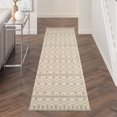 thumbnail image 3 of Nourison Royal Moroccan Farmhouse Beige/Grey 2'3" x 12' Area Rug, (2x12), 3 of 7