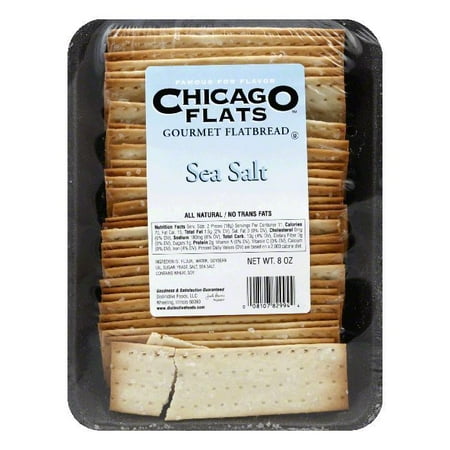 - Chicago Flats Sea Salt Flatbread, 8 oz (Pack of 10)