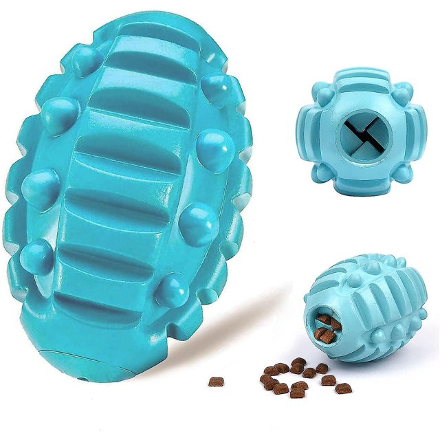 Juguete para masticar para perros Rojo Verde caucho resistente azul juguete educativo para cachorros
