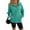 Green, variant on WTOBBY Women's Half Zip Pullover Sweatshirt Blouse, Casual Business Tunic Top with Long Sleeve Round Neck, Fashionable Fall Office Wear Comfortable Stretch Fabric,Green L