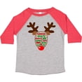 thumbnail image 3 of Inktastic Christmas Reindeer Face with Names and Red Nose Boys or Girls Toddler T-Shirt, 3 of 5