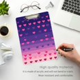 thumbnail image 3 of FORMRS Acrylic Clipboard with Low Profile Clip Standard A4 Letter Size, 12.5" x 9", Gradient Love, 3 of 8