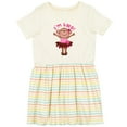 thumbnail image 3 of Inktastic Monkey 2nd Birthday for Girl Girls Toddler Dress, 3 of 5