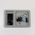 thumbnail image 4 of Splihome Compartment Cell Phone Boat Dash Pad Phone Holder with Graduated Fish Ruler tray, 4 of 7