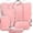 Dusty Rose, variant on 4-Piece Extra-Large Compression Packing Cubes for Luggage, White