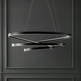 thumbnail image 4 of Safavieh  Couture Brianne Infinity Chandelier Black 45 IN W x 20 IN D x 12-60 IN H, 4 of 5