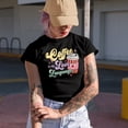 thumbnail image 2 of Distressed Coffee Is My Love Language, Retro Cup with Heart Art, Royal Blue T-Shirt, 2XL, 2 of 5