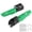Green, variant on NFTIGB Pair of Front Foot Pegs Aluminum Alloy Pedals Replacement Fit for Kawasaki Ninja Z125 PRO Z250 Z400 Z900 Motorcycle Riding Accessory Gold