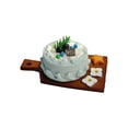 thumbnail image 3 of Pastel de casa de muñecas Hugo artesanía de comida en miniatura 3D escena de vida de panadería de jardín de hadas 1:6 1:12 Estilo B, 3 of 10