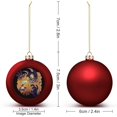 thumbnail image 3 of Cuphead Devil Christmas Balls Sparkling Christmas Tree Hanging Ornaments Party Home Decor Xmas Christmas Gifts, 3 of 8