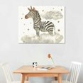 thumbnail image 2 of BCIIG   Nursery Safari Animal Prints.  Great Gifts for Baby Shower, Kids Bedroom or Bathroom Decor. Baby Elephant, Giraffe, Hippo, Lion, Tiger and Zebra  20x16in, 2 of 6