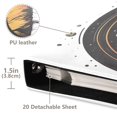 thumbnail image 3 of FORMRS 3 Ring Photo Album 4"x6" Self Adhesive Large Capacity PU Leather Cover, White Astronaut Planet, 3 of 8