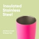 thumbnail image 4 of Vaso de café Owala SmoothSip con aislamiento, 600 ml, acero rosa, 4 of 6