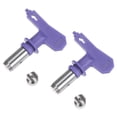 thumbnail image 1 of Unique Bargains 2 Packs Reversible Spray Tips for Airless Sprayer 315 Paint Spray Nozzle Tips Sprayer Machine Parts, Purple, 1 of 6