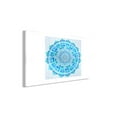 thumbnail image 1 of Awkward Styles Mandala Metal Print Wall Art Blue Boho Home Decor, 1 of 5