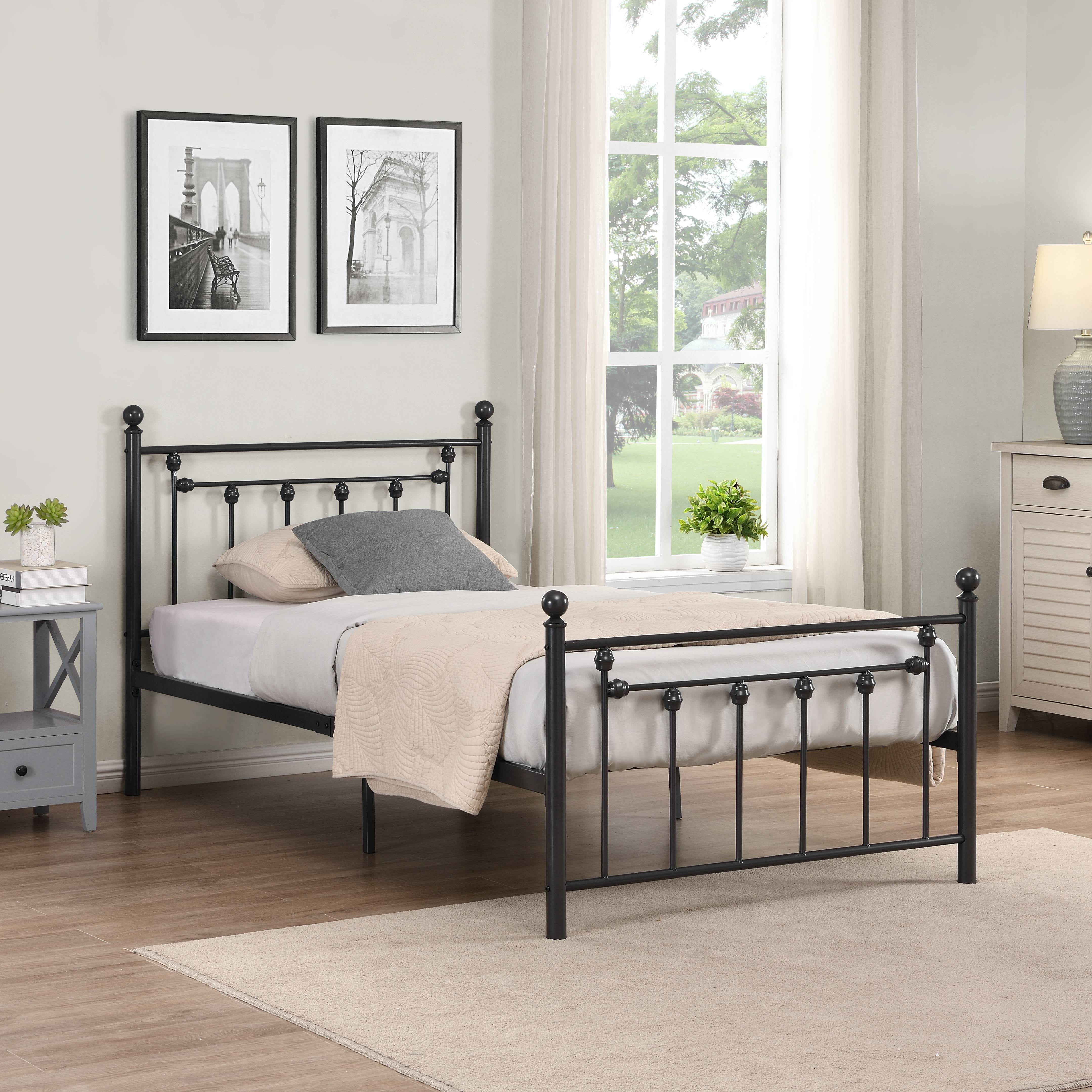 Metal Platform Twin Bed Frame, iRerts Twin Size Bed Frames with