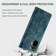 thumbnail image 5 of KONEE Case Compatible with Samsung Galaxy A52 5G/ A52 4G/ A52s 5G PU Leather Wallet with Card Slots Retro Luxury Shockproof Protective Case Cover for Samsung Galaxy A52 5G/ A52 4G/ A52s - Blue, 5 of 8