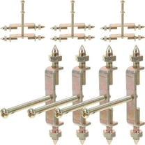 TOYMYTOY 10Pcs Golden Plastic Junction Box Electric Recessed Socket Box for Home Use