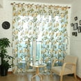 thumbnail image 3 of Glass Door Decorative Curtain Bedroom Peony Voile Curtain Tulle with Lace Ham Pendants French Window Drap, 3 of 6