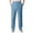 Blue, variant on VBARHMQRT Harem Pants Men Men's Casual Pants Elastic Waist Drawstring Trousers