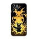 thumbnail image 1 of Funda para Apple iPhone 14, 11, 13, 7, 12 Pro, 7, XR, XS, Max, 8 Plus, 6, 14Pro, 13Mini, negra, suave, Pokémon, Pikachu, Cool Fivean unisex, 1 of 2