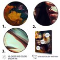 thumbnail image 3 of Designart Stylish Women Kissing I Canvas Wall Art, 3 of 5
