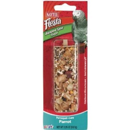 - Kaytee Fiesta Banana Split Parrot Treat Stick, 2.25-oz
