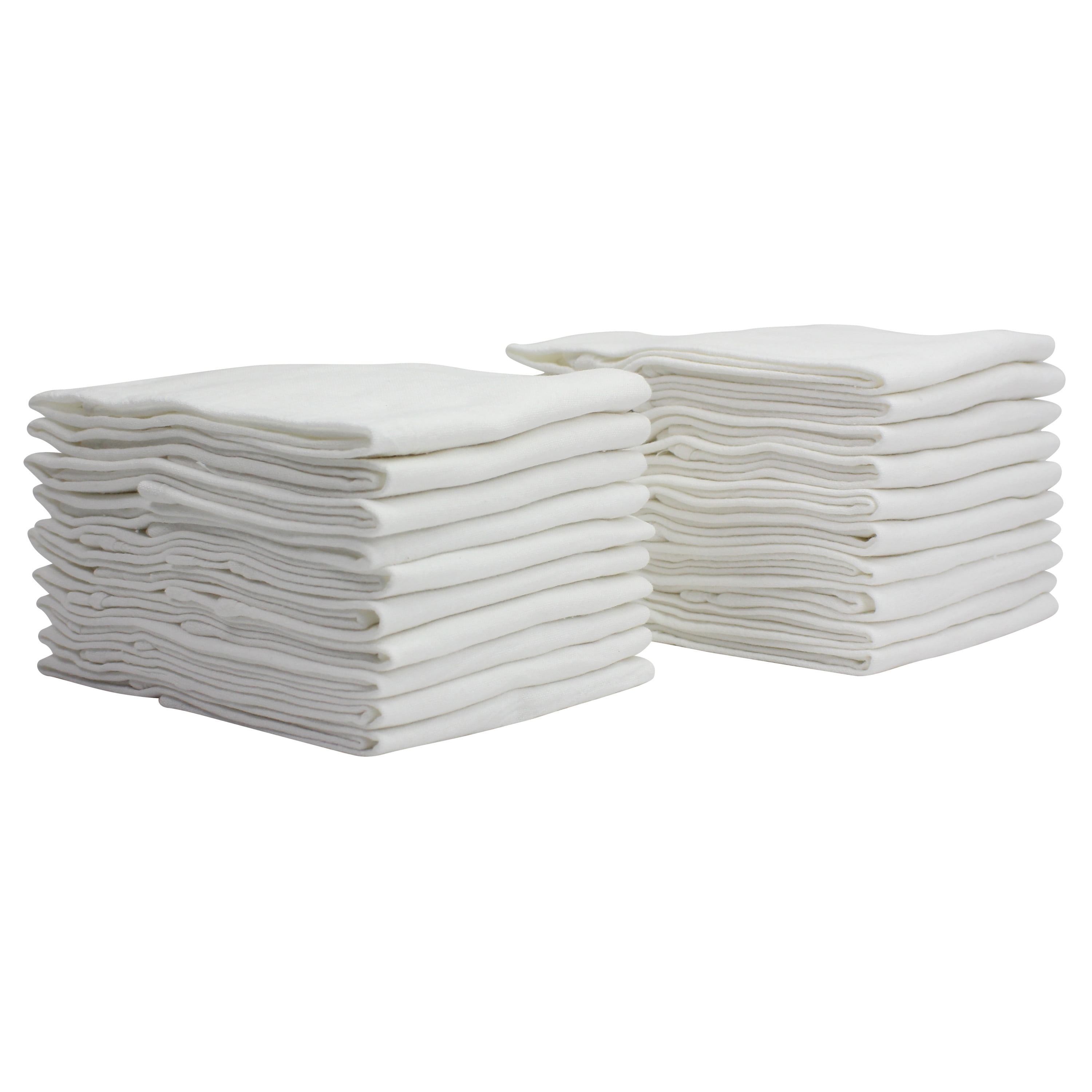 Kitchen Dish Towels 28x28 Flour Sack Towel White Cloth 100% Pure Cotton 12  PACK 754207385698