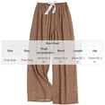 thumbnail image 4 of Asxite Womens Pajamas Pants Print Bow Drawstring Elastic Waist Loose Summer Sleepwear, 4 of 6