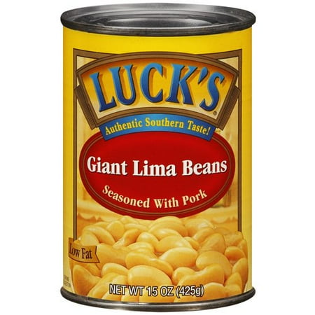 Luck's: Giant Seasoned With Pork Lima Beans, 15 Oz