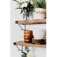 thumbnail image 3 of NACH Rustic Branch Shelf Bracket, Wall Mount Shelving Brackets (4 Pack), JS-90-078AMS, 3 of 5