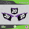 thumbnail image 3 of Kalair GFX Graphics Kit for Kawasaki KX100 (2014-2021) Spear Series, 3 of 5