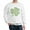 White, variant on CafePress - Shamrock Skull St Patricks Day Sweatshirt - Crew Neck Sweatshirt