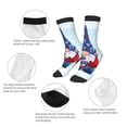 thumbnail image 3 of Fuzoiu Cute Gnomes in USA1 Print Kids Socks For Boys Girls,Grip Crew Socks with Non Slip,Lightweight Stretch Crew Socks,Toddlers Crew Boot Socks, 3 of 5