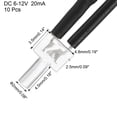 thumbnail image 2 of Unique Bargains 2mm Pre Wired LED Red - DC6-12V Diffused Lights Emitting Diodes 10Pcs, 2 of 4