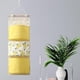 thumbnail image 4 of Bolsa de almacenamiento para colgar en la puerta, impermeable, para pared, armario, cama, contenedor 3 bolsillos limón, 4 of 7
