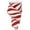 Red; Dark Red; White, variant on 2.5 Swirl Candy Stripe Ribbon: Pink/Ice Blue (10 Yards)