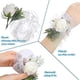 thumbnail image 3 of 10 Uds. De bandas elásticas de encaje con perlas para muñeca, accesorios de ramillete, accesorios de decoración artesanal para muñeca de boda con perlas elásticas, 3 of 5