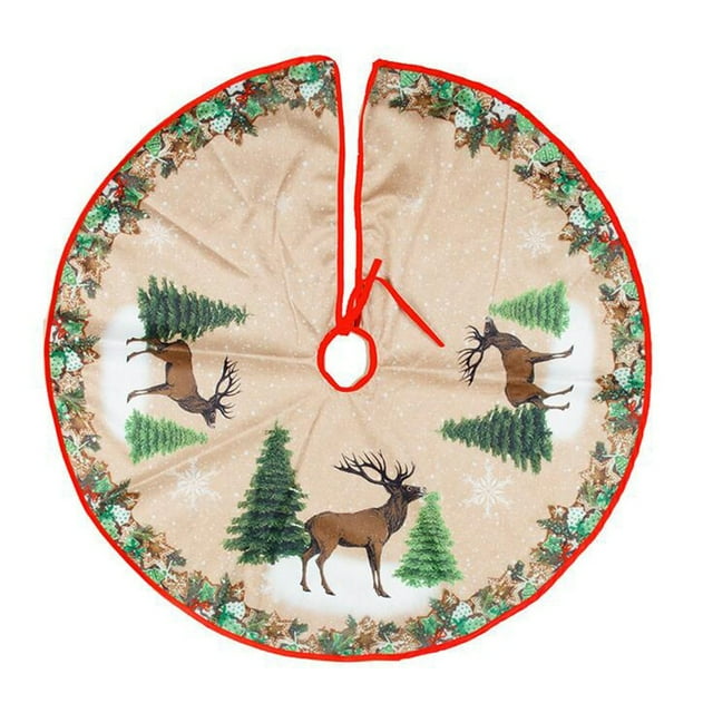 Christmas Tree Skirt 32 Inch Christmas Tree Skirt Ornament 39 Inch Diameter Christmas Tree Bottom Decoration Christmas Decorations Tree Ornaments Christmas Tree Decorations Ornaments