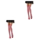 thumbnail image 1 of Medias Calcetines Largos Sonducket Iris Muslo Juego de Roles Fiesta de Carnaval, 1 of 6