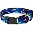 thumbnail image 1 of Buckle-Down "Peter Pan Flying Scene Martingale Dog Collar 1" Wide - Fits 11-17" Neck - Medium Multicolor, 1 of 3