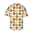 thumbnail image 3 of Daiia Sunflowers And Skull Hawaiian Shirt for Men Gentle Cotton Regular Short Sleeve Casual-Small, 3 of 9
